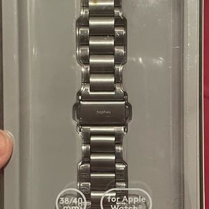38/40 Apple Watch band silver stainless steel